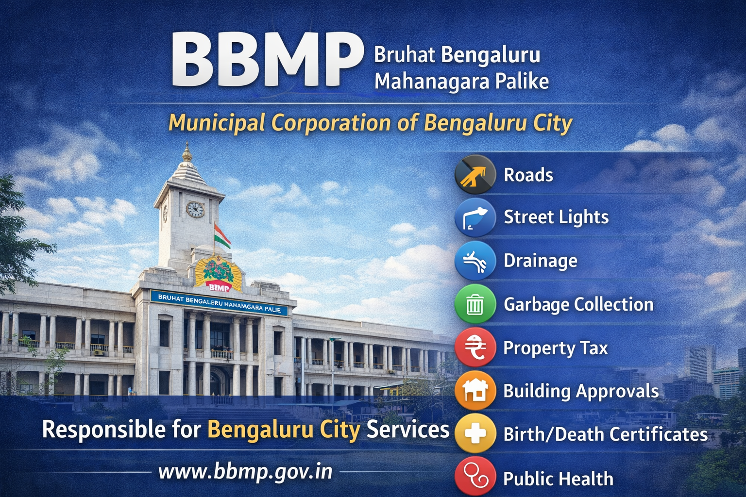About Bruhat Bengaluru Mahanagara Palike (BBMP)