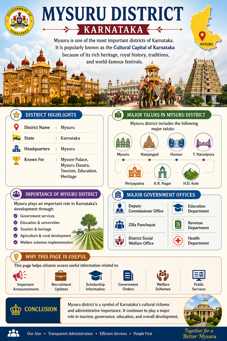 Mysuru District: The Cultural Capital and Pride of Karnataka