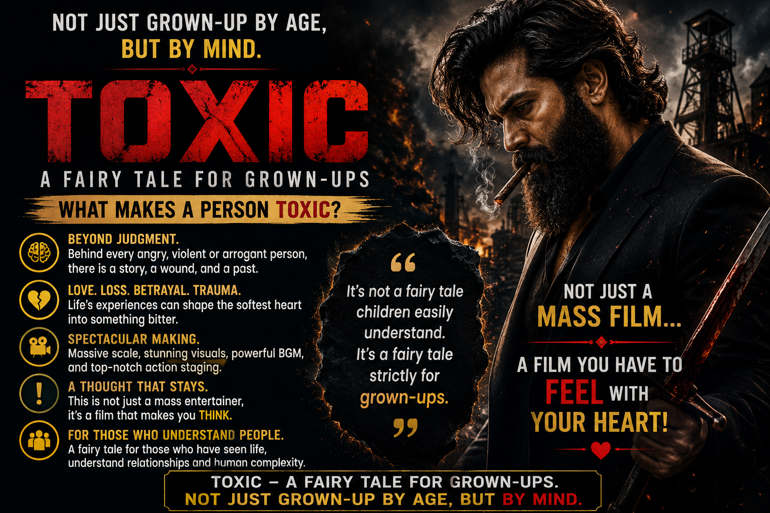 TOXIC – A Fairy Tale for Grown-Ups: Not Just Grown-Up by Age, but by Mind